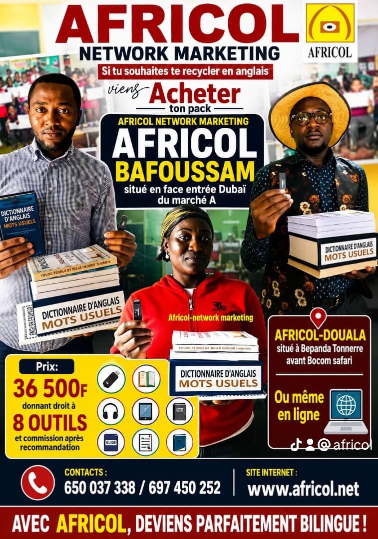 Pack d'apprentissage autodidacte de la langue anglaise à 36500 FCFA pour lire, écrire, entendre et parler couramment la langue anglaise